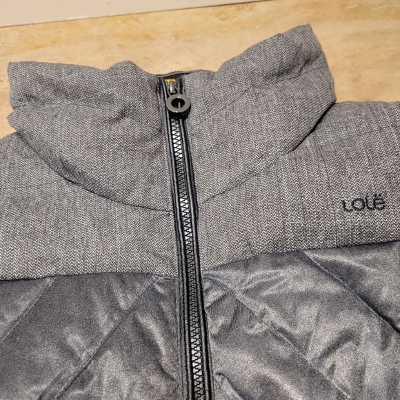 Women's Lole Puffy Zipped Grey Vest - Large - Picture 5 of 5